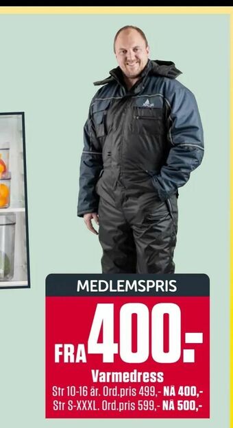 Europris Varmedress tilbud