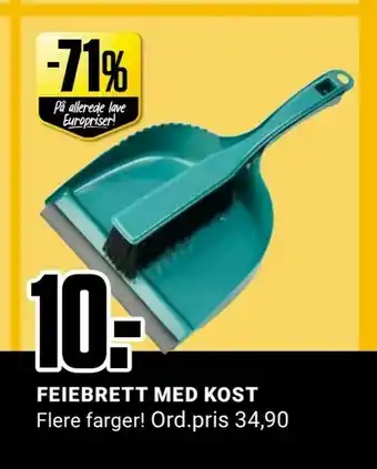 Feiebrett med kost