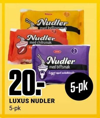 Europris Luxus nudler tilbud