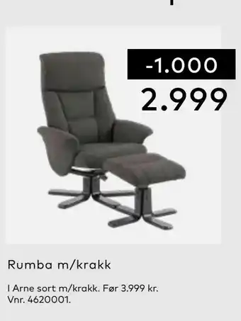 Skeidar Rumba m/krakk tilbud
