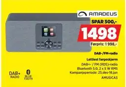 POWER DAB-/FM-radio tilbud