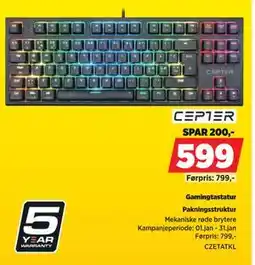 POWER Gamingtastatur tilbud
