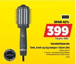 POWER Varmluftsbørste tilbud