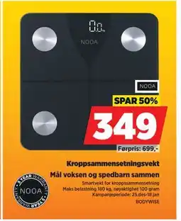 POWER Kroppsammensetningsvekt tilbud