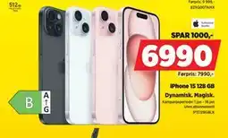 POWER iPhone 15 128 GB tilbud