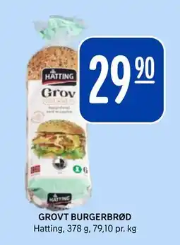 Rema 1000 GROVT BURGERBRØD tilbud