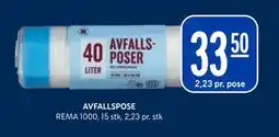 Rema 1000 AVFALLSPOSE tilbud
