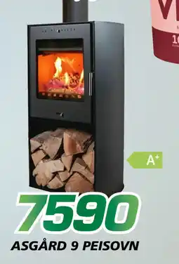 Coop Byggmix Asgård 9 peisovn tilbud