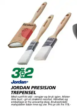 Coop Byggmix JORDAN Presisjon trepensel tilbud