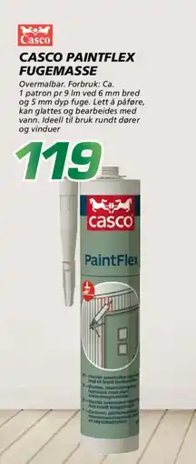 Coop Byggmix CASCO Paintflex fugemasse tilbud