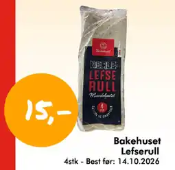 Havaristen BAKEHUSET Lefserull tilbud