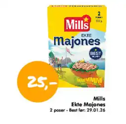 Havaristen MILLS Ekte majones tilbud