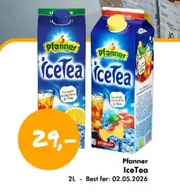 Havaristen PFANNER Ice tea tilbud