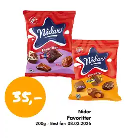 Havaristen NIDAR Favoritter tilbud