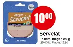 Spar Servelat tilbud