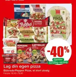 Spar Lag din egen pizza tilbud