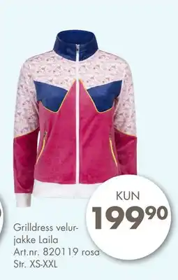 Sparkjøp Grilldress velurjakke Laila tilbud