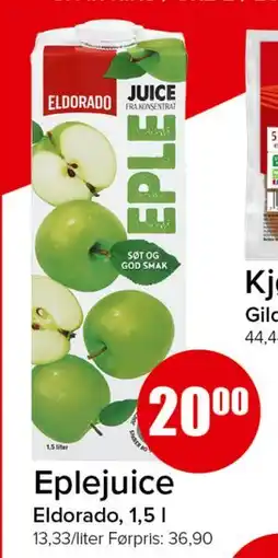 Spar Eplejuice tilbud
