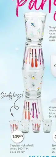 Sparkjøp Shotglass 4pk Afterski tilbud