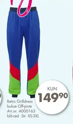 Sparkjøp Retro Grilldress bukse Off-piste tilbud