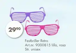 Sparkjøp Festbriller Retro tilbud