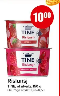 Spar Rislunsj tilbud