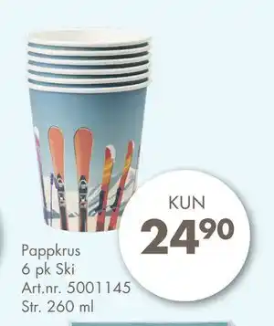 Pappkrus 6 pk Ski