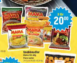 Eurocash Snabbnudlar tilbud