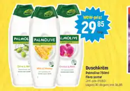 Eurocash Duschkräm Palmolive Flera sorter tilbud