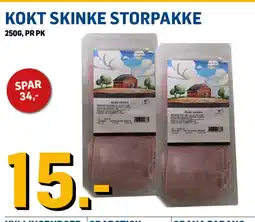 Price Lagerbutikk Kokt skinke storpakke tilbud