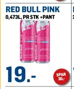 Price Lagerbutikk Red bull pink tilbud