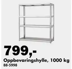 Biltema Oppbevaringshylle, 1000 kg tilbud