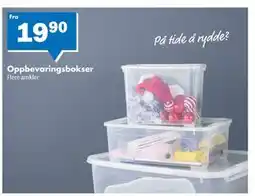 Biltema Oppbevaringsbokser tilbud