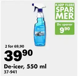 Biltema De-icer, 550 ml tilbud