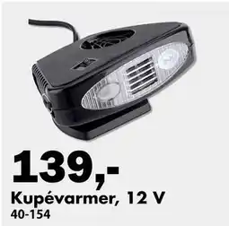 Biltema Kupévarmer, 12 V tilbud