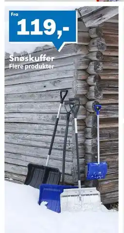 Biltema Snøskuffer tilbud