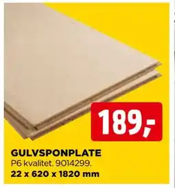 jem & fix GULVSPONPLATE tilbud