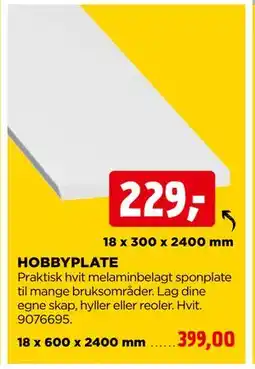 jem & fix HOBBYPLATE tilbud