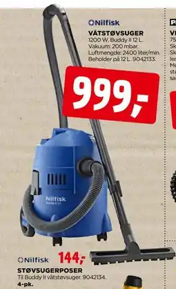 jem & fix VÅTSTØVSUGER tilbud