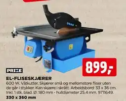 jem & fix EL-FLISESKJÆRER tilbud