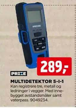 jem & fix MULTIDETEKTOR 5-I-1 tilbud