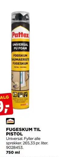 jem & fix FUGESKUM TIL PISTOL tilbud