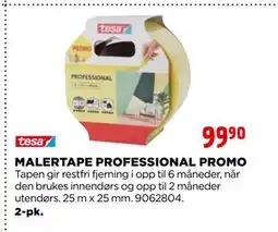 jem & fix MALERTAPE PROFESSIONAL PROMO tilbud
