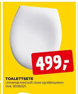 jem & fix TOALETTSETE tilbud