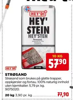 jem & fix STRØSAND tilbud