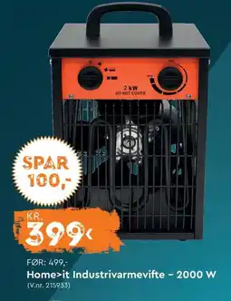Mekk Home>it Industrivarmevifte - 2000 W tilbud