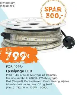 Mekk Lysslynge LED tilbud