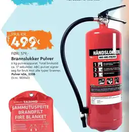 Mekk Brannslukker Pulver tilbud
