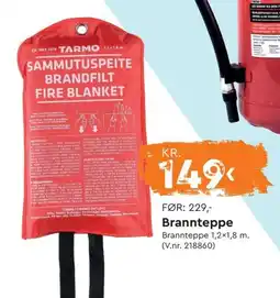 Mekk Brannteppe tilbud