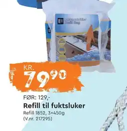 Mekk Refill til fuktsluker tilbud